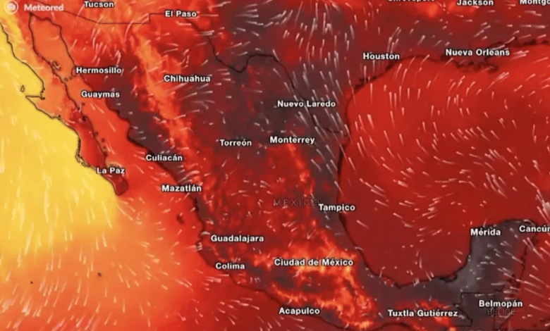 Onda de calor persiste en México temperaturas de hasta 45 °C y vientos con tolvaneras en varias regiones (Foto por La Verdad)